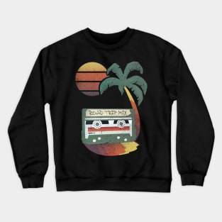 Retro Road Trip Mix Tape Crewneck Sweatshirt